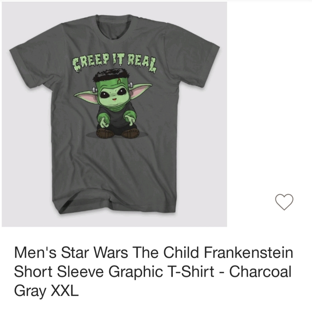 ISO Frankenstein Yoda Halloween Tee XL or XXL